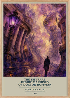 Infernal Desire Machines Of Doctor Hoffman Book Cover Poster by Angela Carter