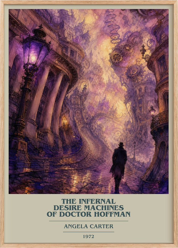 Infernal Desire Machines Of Doctor Hoffman Book Cover Poster by Angela Carter