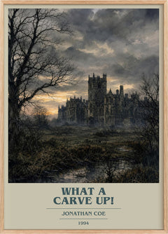 What a Carve Up! Book Cover Poster by Jonathan Coe