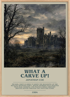 What a Carve Up! Bookish Wall Art by Jonathan Coe