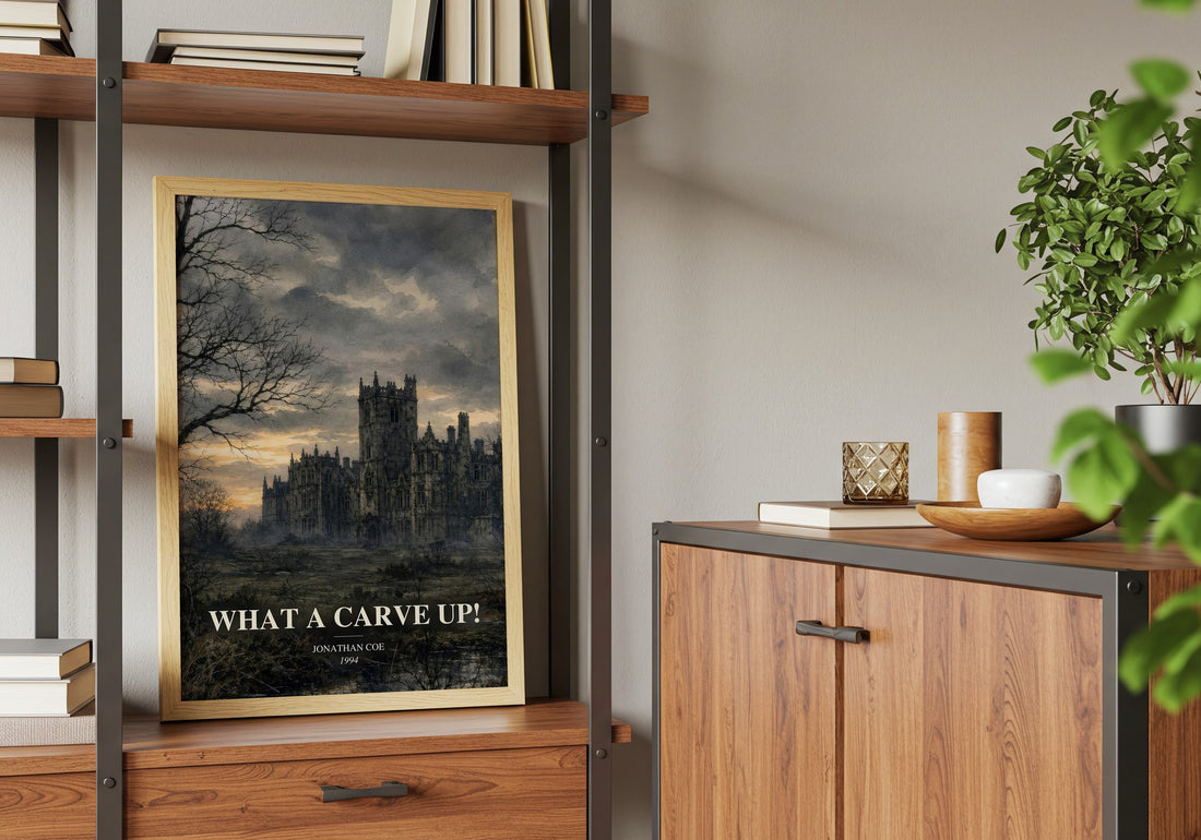 What a Carve Up! book watercolour illustration paper finish options – matte satin gloss