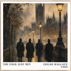The Four Just Men Literary Art Print by Edgar Wallace