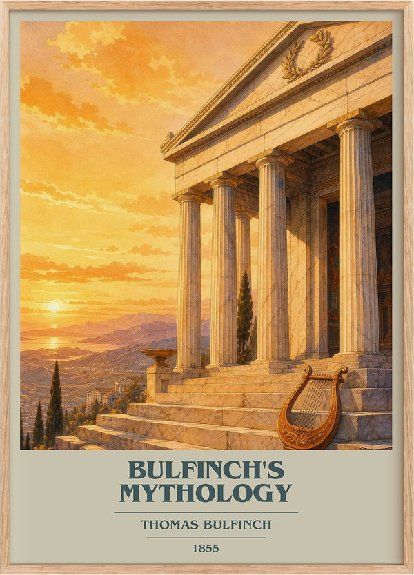 Bulfinch's Mythology Book Cover Poster by Thomas Bulfinch