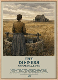 The Diviners Bookish Wall Art by Margaret Laurence