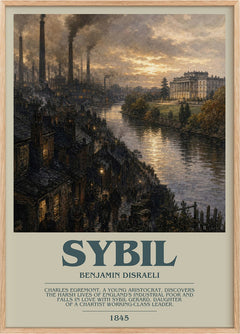 Sybil Bookish Wall Art by Benjamin Disraeli