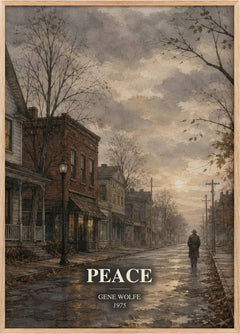 Peace Book Watercolour Illustration by Gene Wolfe