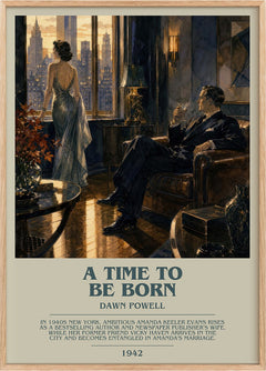 A Time To Be Born Bookish Wall Art by Dawn Powell