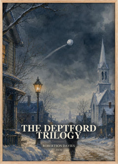 The Deptford Trilogy Book Watercolour Illustration by Robertson Davies