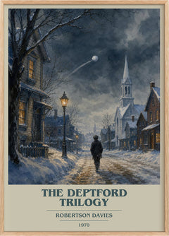 The Deptford Trilogy Book Cover Poster by Robertson Davies