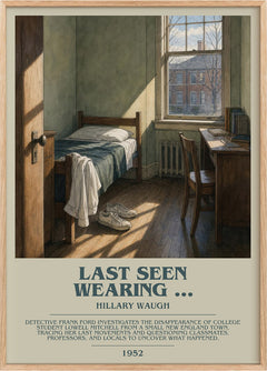 Last Seen Wearing ... Bookish Wall Art by Hillary Waugh