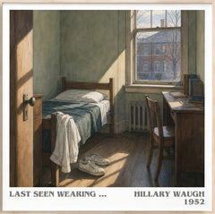 Last Seen Wearing ... Literary Art Print by Hillary Waugh