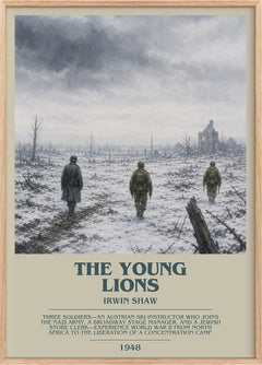 The Young Lions Bookish Wall Art by Irwin Shaw