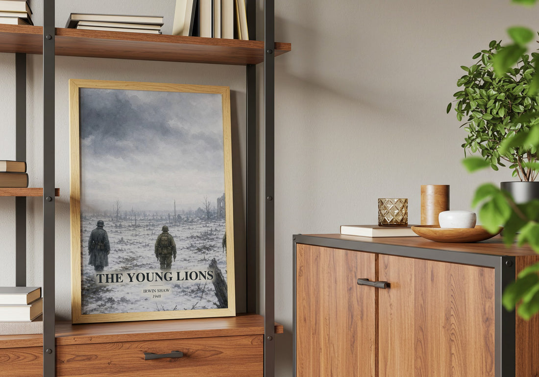 The Young Lions book watercolour illustration paper finish options – matte satin gloss