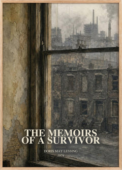 Memoirs of a Survivor Book Watercolour Illustration by D. Lessing
