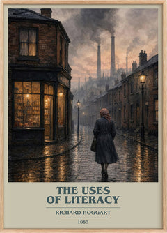 The Uses of Literacy Book Cover Poster by Richard Hoggart
