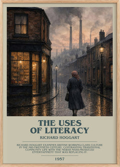 The Uses of Literacy Bookish Wall Art by Richard Hoggart