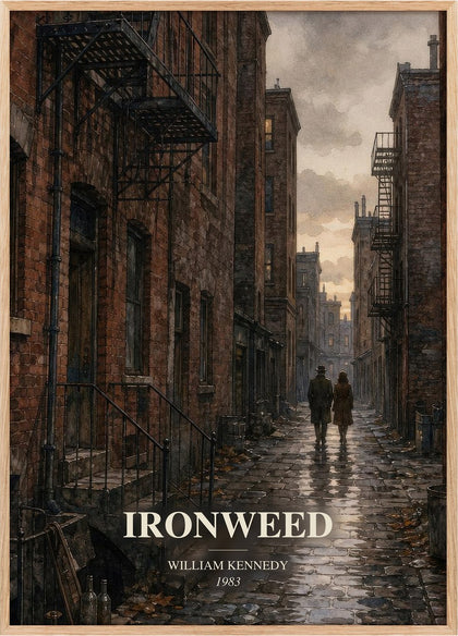 Ironweed Book Watercolour Illustration by William Kennedy