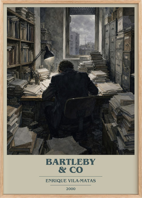 Bartleby & Co Book Cover Poster by Enrique Vila-Matas