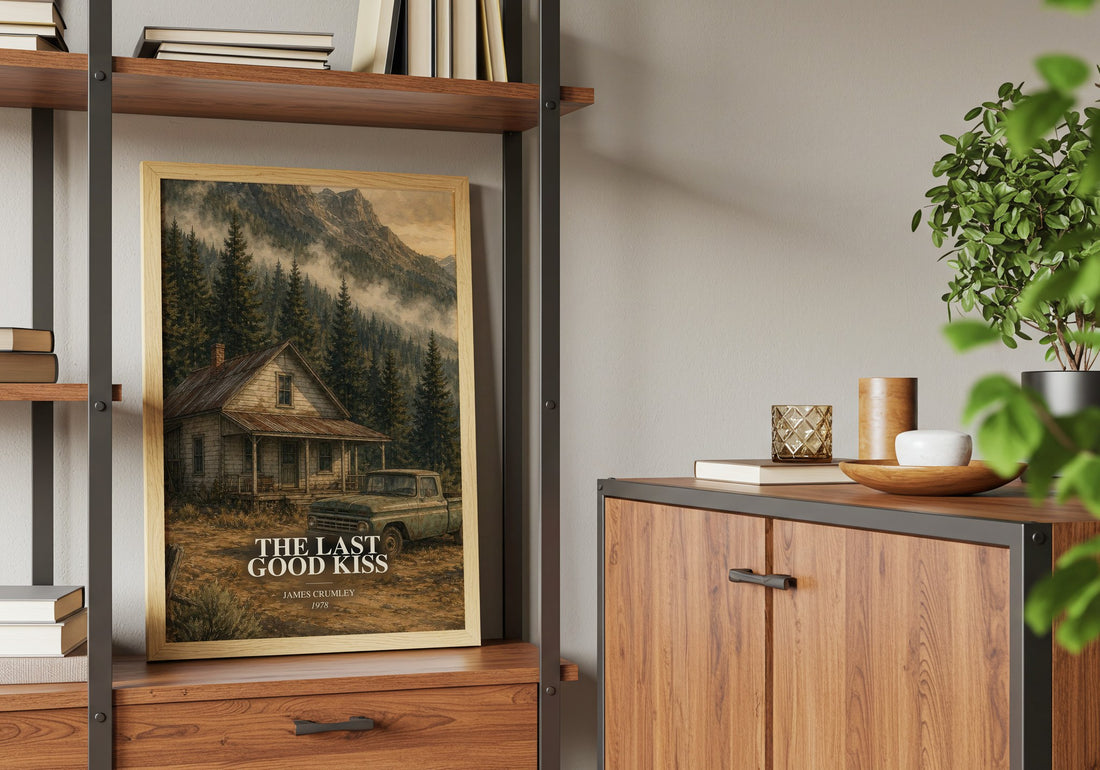 The Last Good Kiss book watercolour illustration paper finish options – matte satin gloss