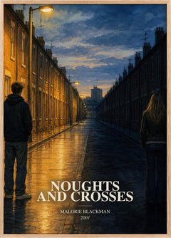 Noughts and Crosses Book Watercolour Illustration by Malorie Blackman