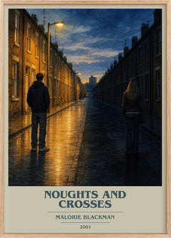 Noughts and Crosses Book Cover Poster by Malorie Blackman