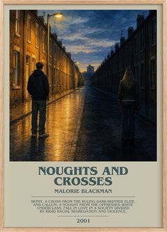 Noughts and Crosses Bookish Wall Art by Malorie Blackman