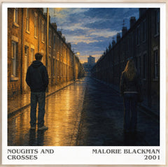 Noughts and Crosses Literary Art Print by Malorie Blackman