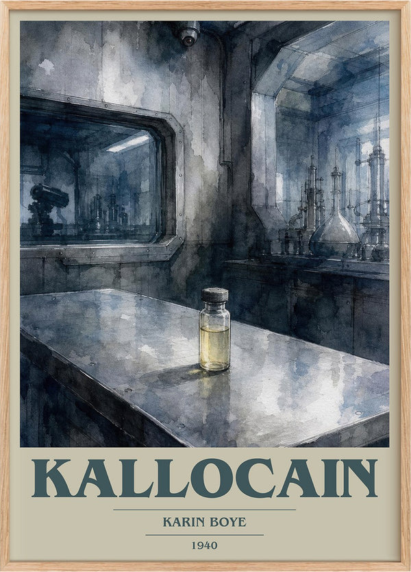 Kallocain Book Cover Poster by Karin Boye