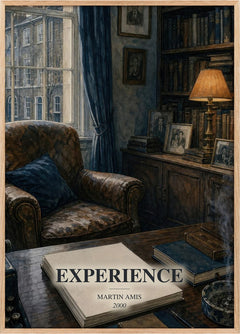 Experience Book Watercolour Illustration by Martin Amis