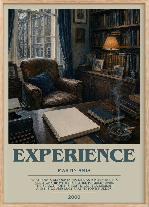 Experience Bookish Wall Art by Martin Amis