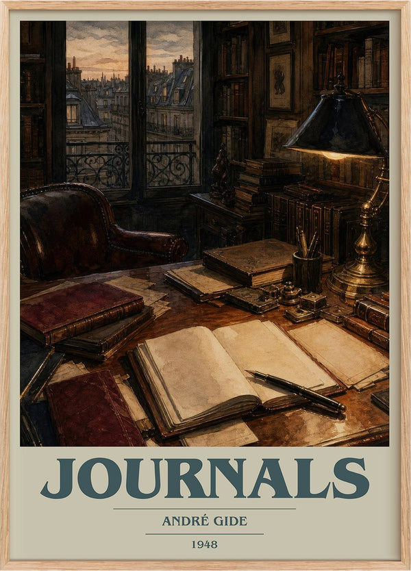 Journals Book Cover Poster by André Gide