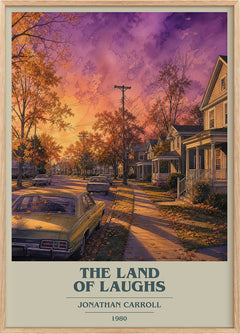 The Land Of Laughs Book Cover Poster by Jonathan Carroll