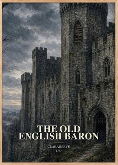 The Old English Baron Book Watercolour Illustration by Clara Reeve