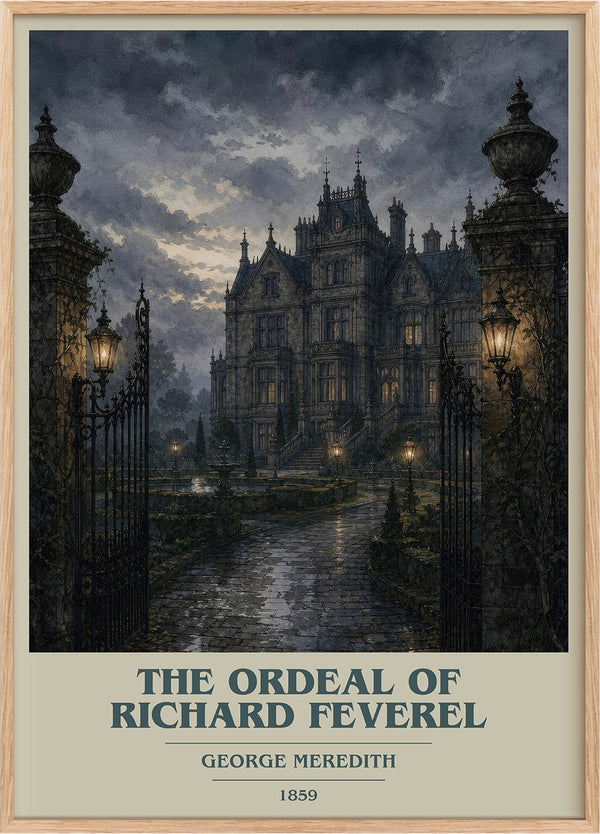 The Ordeal Of Richard Feverel Book Cover Poster by George Meredith