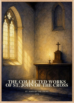 The Collected Works of St. John of the Cross Book Watercolour Illustration by St. John of the Cross