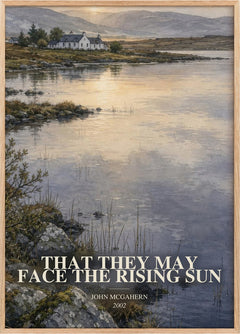 That They May Face the Rising Sun Book Watercolour Illustration by John McGahern