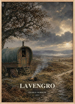 Lavengro Book Watercolour Illustration by George Borrow