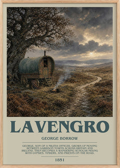 Lavengro Bookish Wall Art by George Borrow