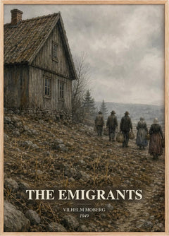 The Emigrants Book Watercolour Illustration by Vilhelm Moberg