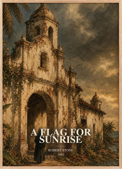 A Flag For Sunrise Book Watercolour Illustration by Robert Stone