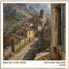 Bread And Wine Literary Art Print by Ignazio Silone