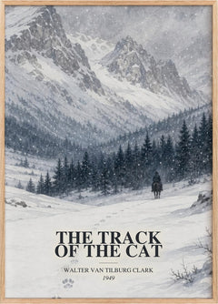 Track Of The Cat Book Watercolour Illustration by W. Clark