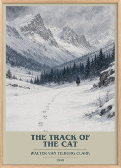 The Track Of The Cat Book Cover Poster by Walter Van Tilburg Clark