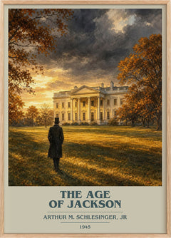 The Age of Jackson Book Cover Poster by Arthur M. Schlesinger, Jr