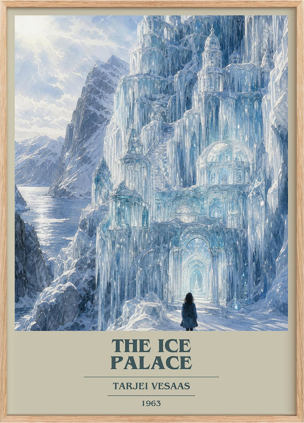 The Ice Palace Book Cover Poster by Tarjei Vesaas