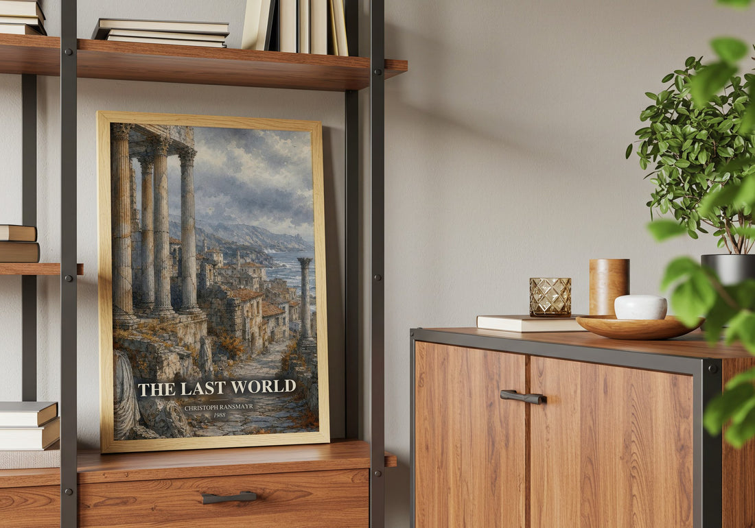 The Last World book watercolour illustration paper finish options – matte satin gloss