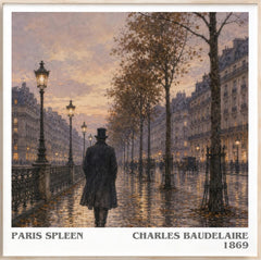 Paris Spleen Literary Art Print by Charles Baudelaire