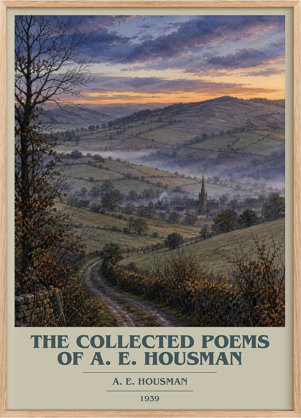 Collected Poems of A. E. Housman Book Cover Poster by A. E. Housman