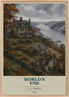 World's End Book Cover Poster by T. C. Boyle