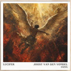 Lucifer Literary Art Print by Joost van den Vondel
